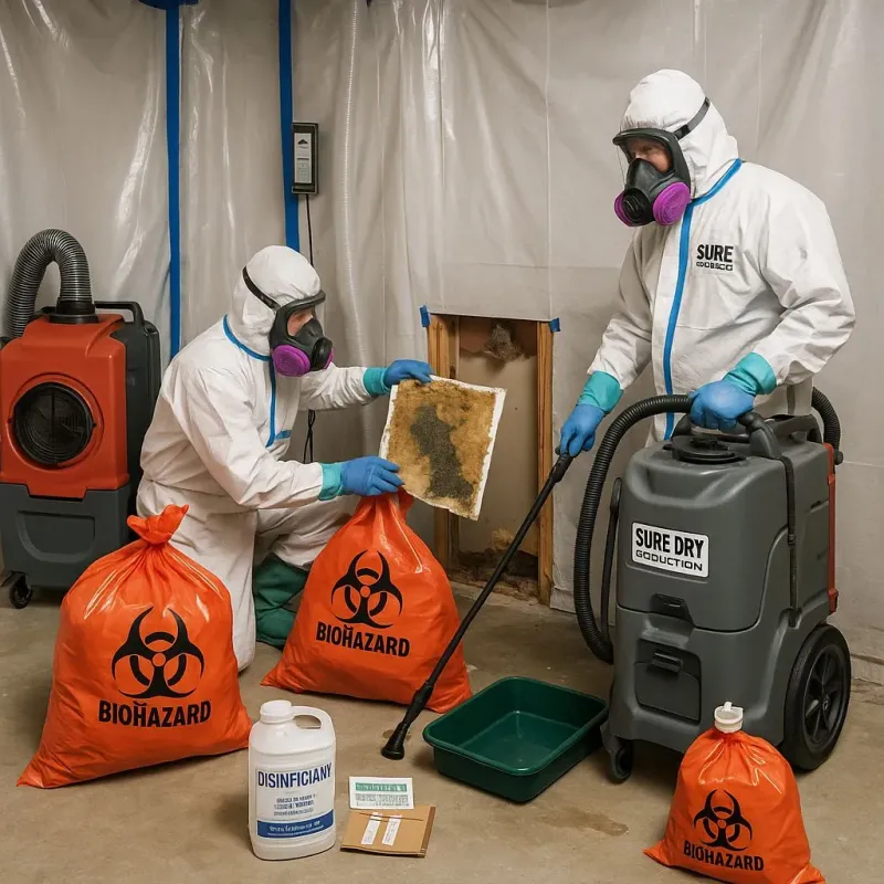Contaminated Water Handling Protocols process in Sabinal, TX